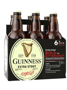 Guinness Extra Stout 12oz 6pk Btl - Luekens Wine & Spirits