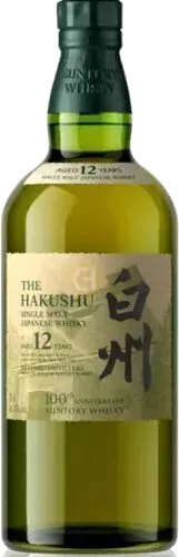 Hakushu 100th Anniversary 12Yr Whisky bottle