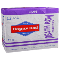 Happy Dad Seltzer Grape 12oz 12pk Cn