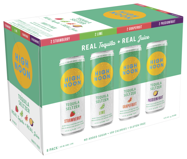 High Noon Tequila Seltzer Variety 8pk 12oz Can Luekens Wine Spirits   High Noon Tequila Seltzer Variety 8pk 768x653 