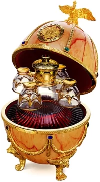 Imperial Collection Grande Champagne Cognac in Gold Egg 750ml