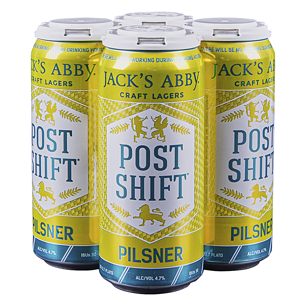 Jack Abby Post Shift Pilsner 16oz 4pk