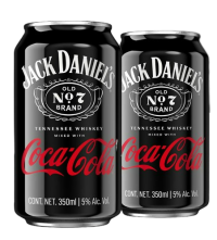 Jack Daniels & Coca Cola 4pk Cn