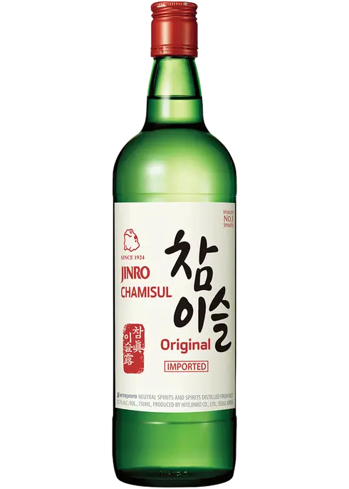 Jinro Chamisul Original Soju 375ml Luekens Wine And Spirits 0930