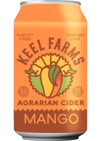 Keel Farms Mango Cider 16oz 4pk Cn