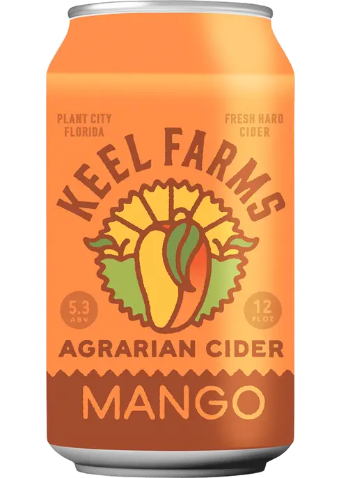 Keel Farms Mango Cider 16oz 4pk Cn