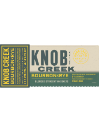 Knob Creek Bourbon X Rye LABEL