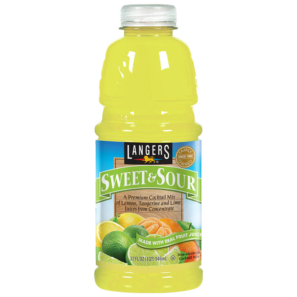 Langers Sweet & Sour Mix 32oz Sng Btl