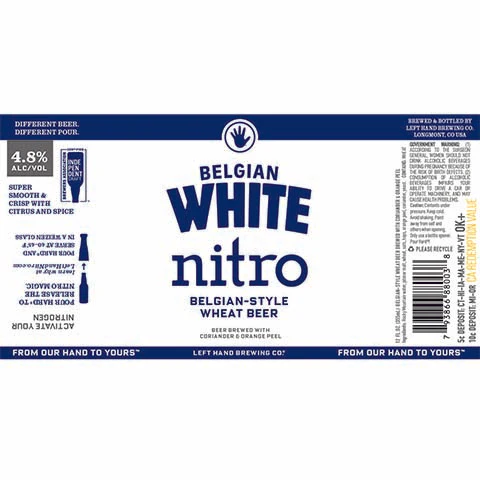 Left Hand Nitro Belgian White 12oz 6pk