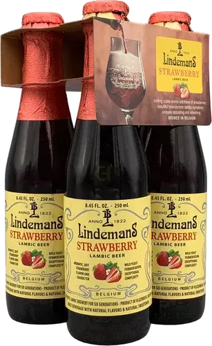 Lindemans Strawberry Lambic 8.45oz 4pk Btls