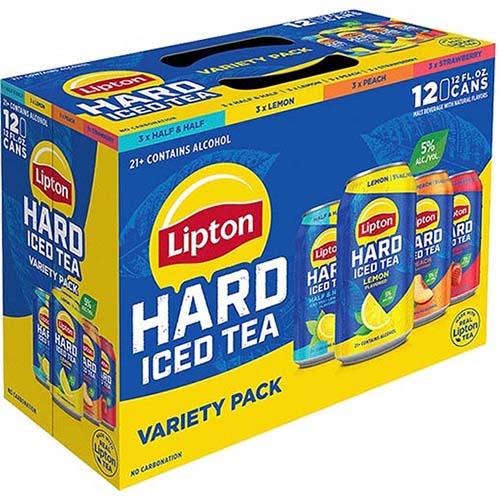 Lipton Hard Iced Tea Variety Pack 12oz 12pk Cn - Luekens Wine & Spirits