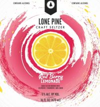 Lone Pine Red Berry Lemonade Craft Seltzer 16oz 4pk Cn