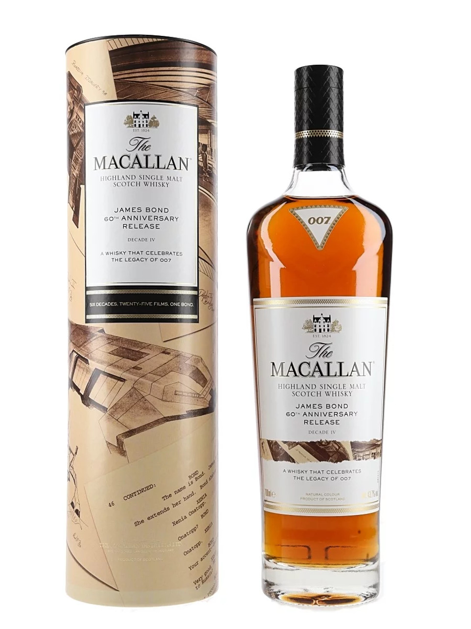 Macallan James Bond 60th Anniversary Decade IV 700ml - Luekens Wine ...