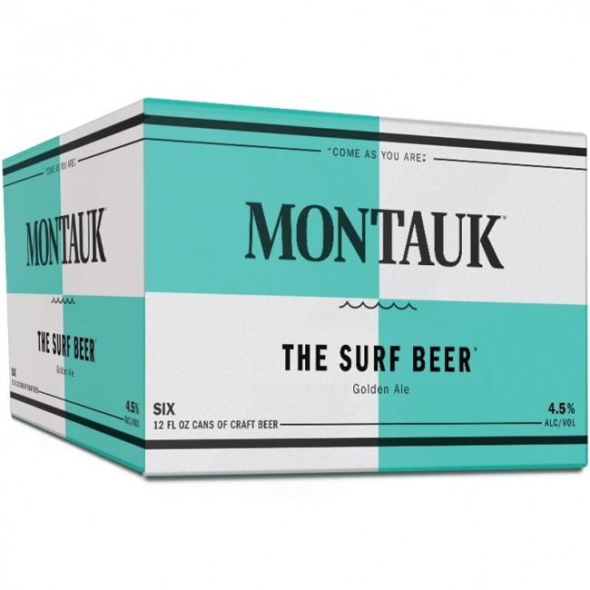 Montauk The Surf Beer Golden Ale 12oz 6pk Cn - Luekens Wine & Spirits