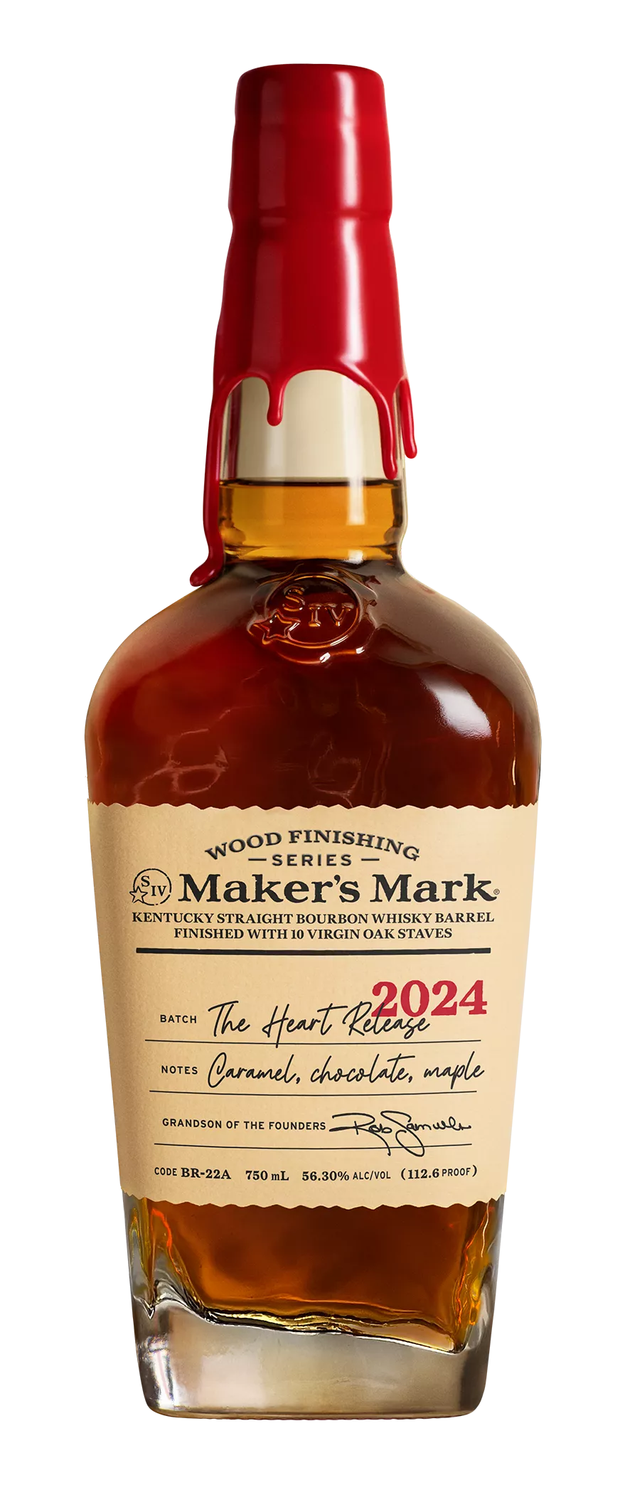 Makers Mark The Heart Release Wood Finishing Series 2024 750ml