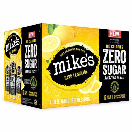 Mikes Hard Lemonade Zero Sugar 12oz 12pk Cn