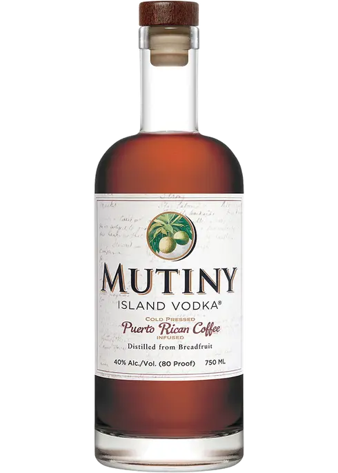 Mutiny Island Puerto Rican Coffee Vodka 750ml