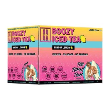 NOCA Boozy Iced Tea Too Turnt Tony 12oz 12pk Cn - Luekens Wine & Spirits