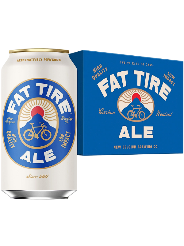 New Belgium Fat Tire Oz Pk Btl Luekens Wine Spirits