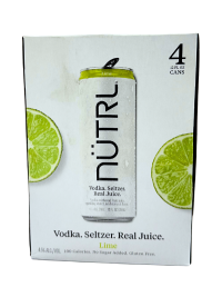 Nutrl Lime Vodka Seltzer 12oz 4pk Cn