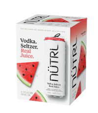 Nutrl Watermelon Vodka Seltzer 4pk Cns