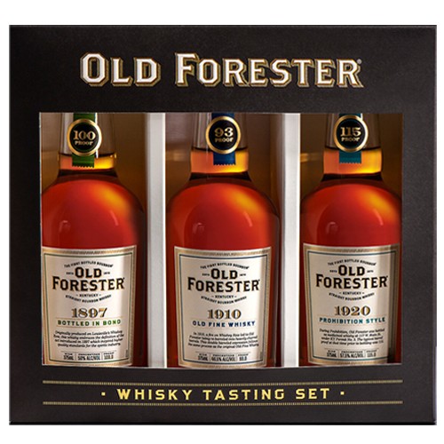 Old Forester 1897 1910 and 1920 Three Pack 375ml
