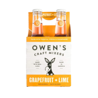 Owen's Craft Mixers Grapefruit Lime 4pk Cn