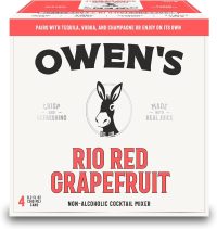 Owens Craft Mixers Rio Red Grapefruit 4pk Cn