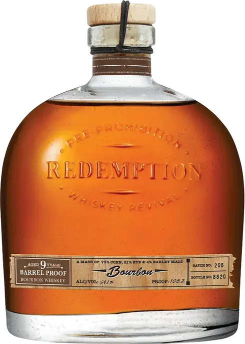 Redemption Bourbon 9 Yr Barrel Proof