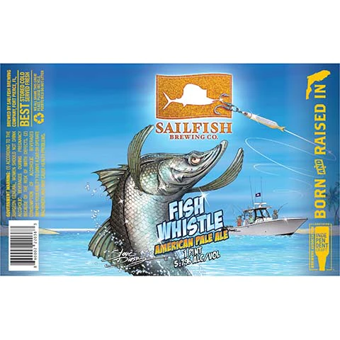 Sailfish Fish Whistle Pale 12oz 6pk