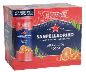 San Pellegrino Aranciata Rossa 11.15oz 6pk Cn - Luekens Wine & Spirits