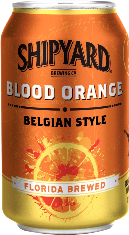 Shipyard Blood Orange Belgian Wit 16oz 4pk Cn