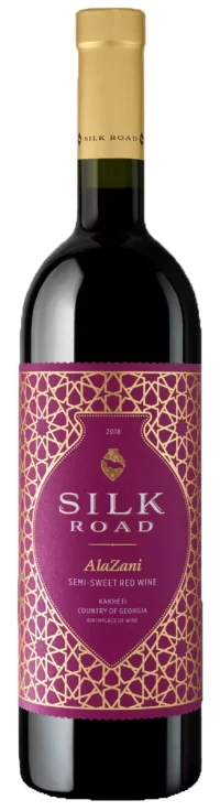 Silk Road Alazani Semi-Sweet Red 750ml