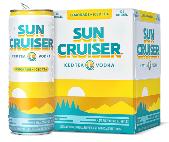 Sun Cruiser Lemonade Iced Tea & Vodka 12oz 4pk Cn