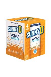 Sunny D Vodka Seltzer 12oz 4pk Cn