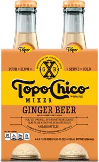 Topo Chico Ginger Beer 12oz 4pk Btl