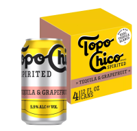 Topo Chico Tequila & Grapefruit 12oz 4pk Cn