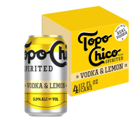 Topo Chico Vodka & Lemon 12oz 4pk Cn