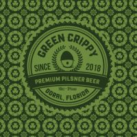 Tripping Animals Green Crippy Pilsner Label
