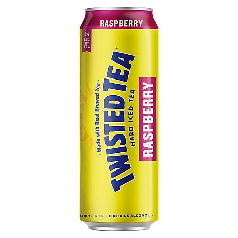 Twisted Tea Raspberry 24oz Sng Cn