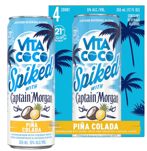 Vita Coco Spiked with Captain Morgan Pina Colada
