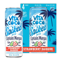 Vita Coco Spiked with Captain Morgan Strawberry Daiquiri 4pk