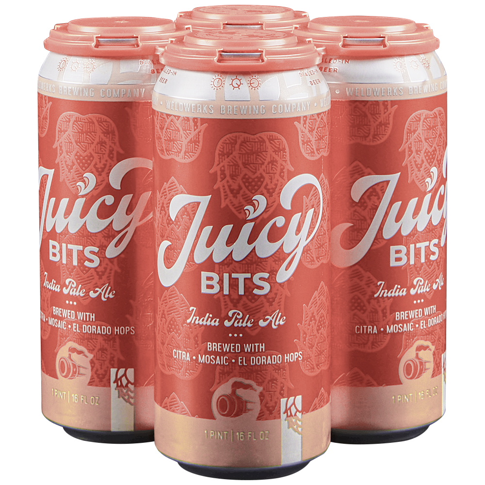 Weldwerks Juicy Bits IPA 16oz 4pk Cn - Luekens Wine & Spirits