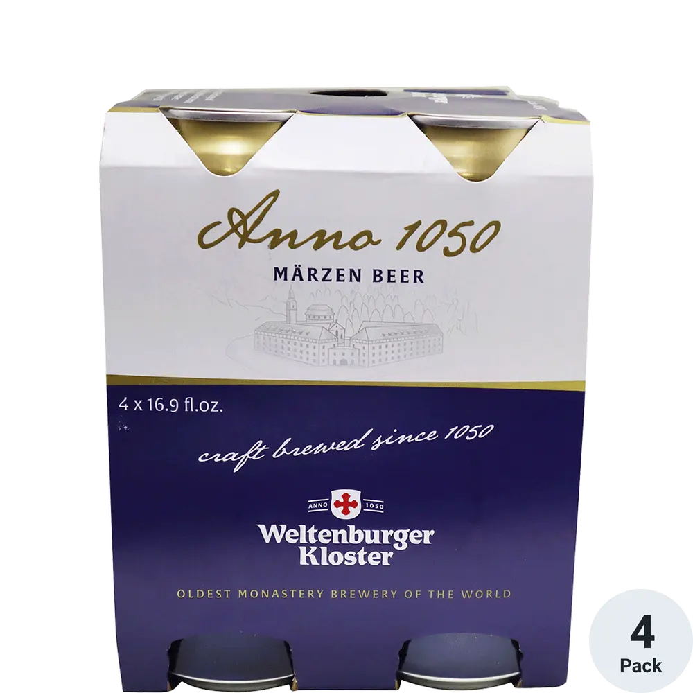 Weltenburger Anno 1050 Marzen 16.9oz 4pk Cn