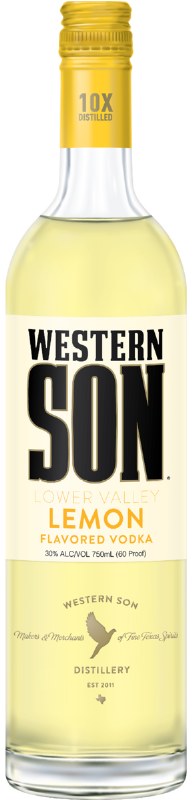 Western Son Lemon Vodka 750ml