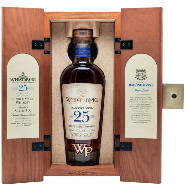 WhistlePig The Badonkadonk 25Yr Single Malt Whiskey 750ml