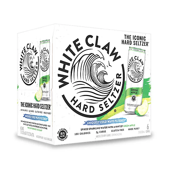 White Claw Green Apple 12oz 6pk Cn