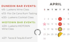April Bar Events